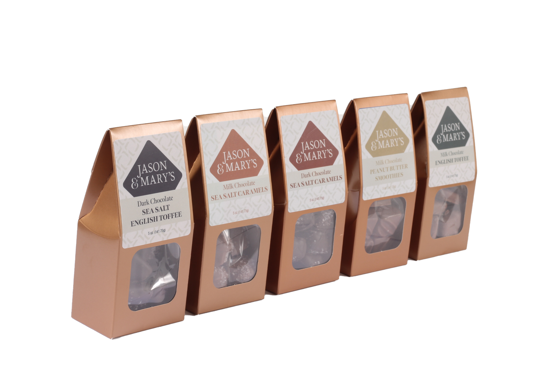 Coblentz Chocolate Company - Wholesale Toffee - Dark English Toffee With Sea Salt Gable Box4