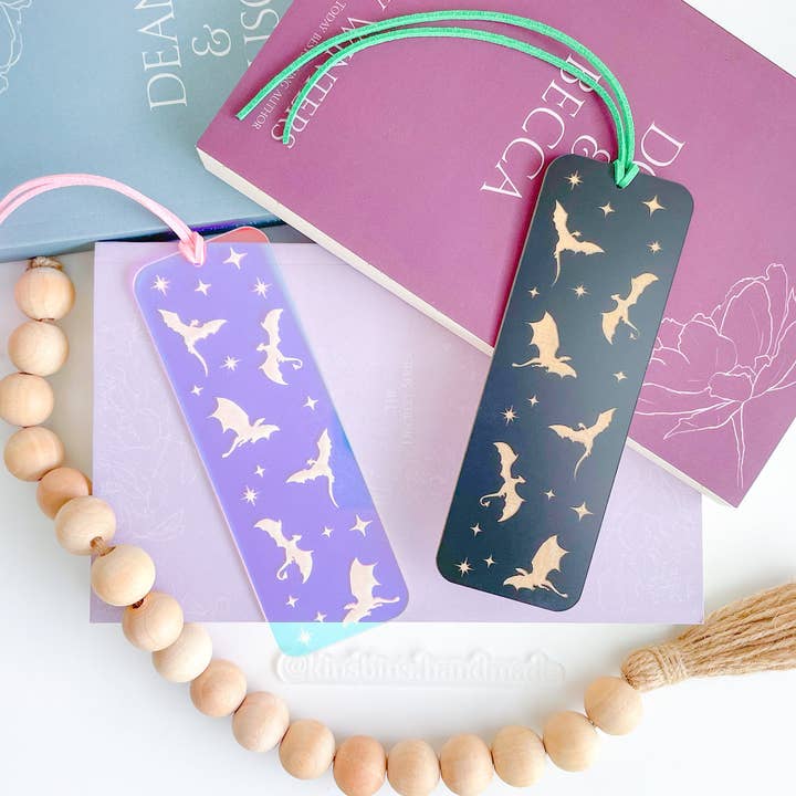 Between The Ink - Wholesale Bookmark - Dragons - Acrylic Bookmark