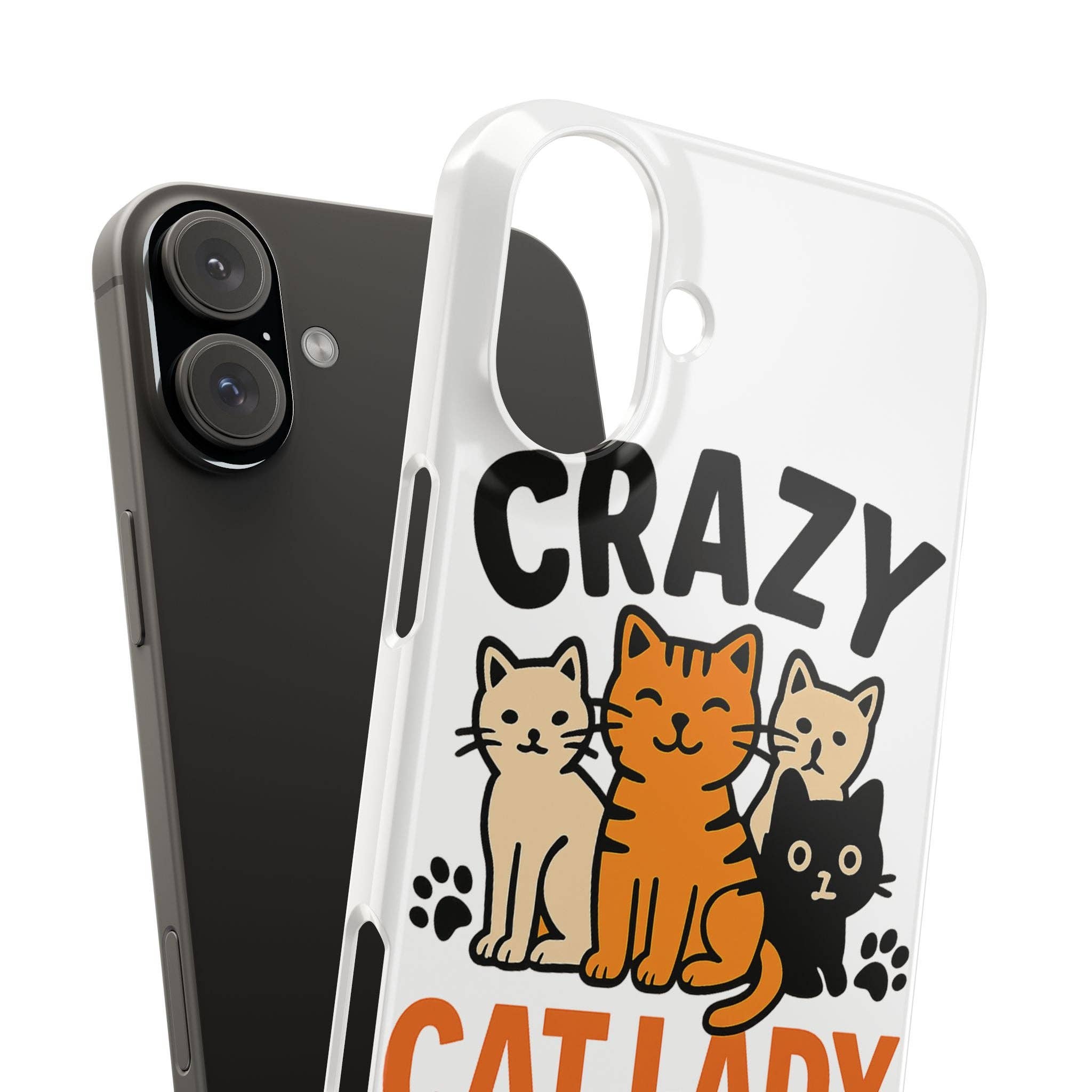 Honorifica - Wholesale Phone Case - Women's - Crazy Cat Lady Phone Case, Funny Cat Lover Gift, Cat Mom Phone Case, Cat Lady Birthday Gift, Cute Cat Phone Case for Women51
