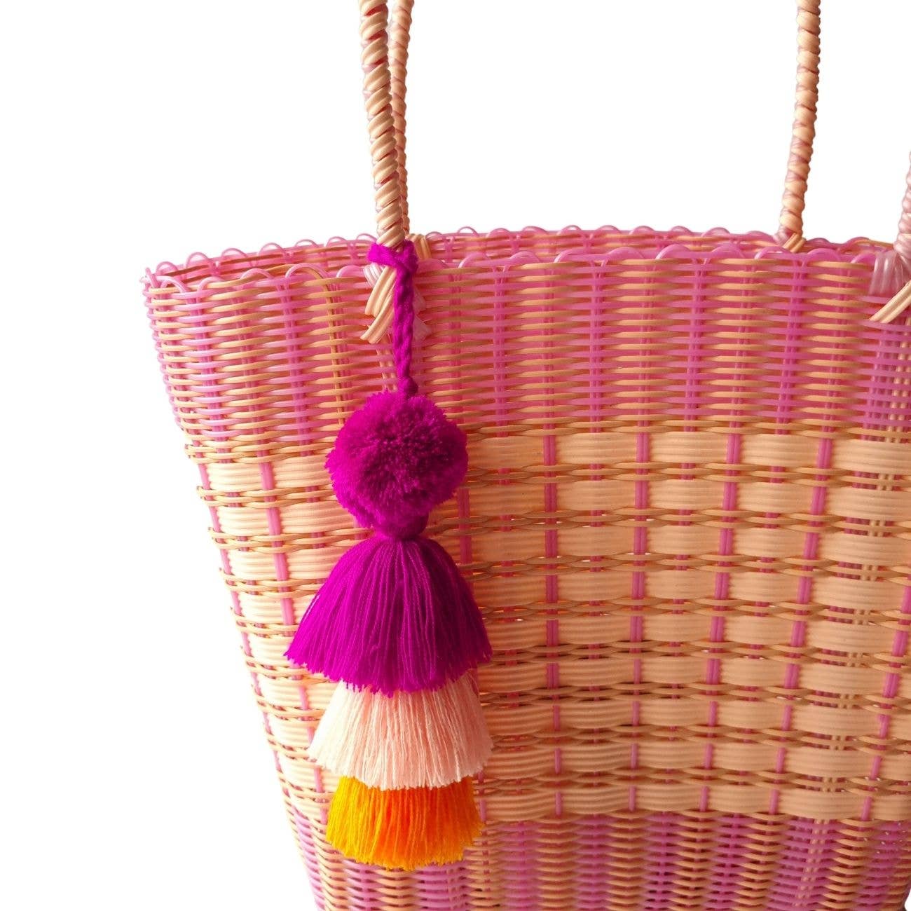 Achiote Guatemalan Goods – Großhandel Tragetasche – Damen – Achiote Einkaufstasche aus recyceltem Kunststoff, 100% handgefertigt, 3 Farben4