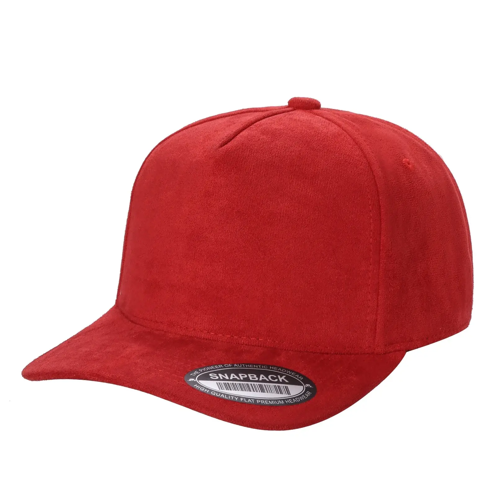Burzip collection – wholesale Baseballkeps - Unisex – TC2>SUEDE SOLID 5-PANEL KEPSAR0