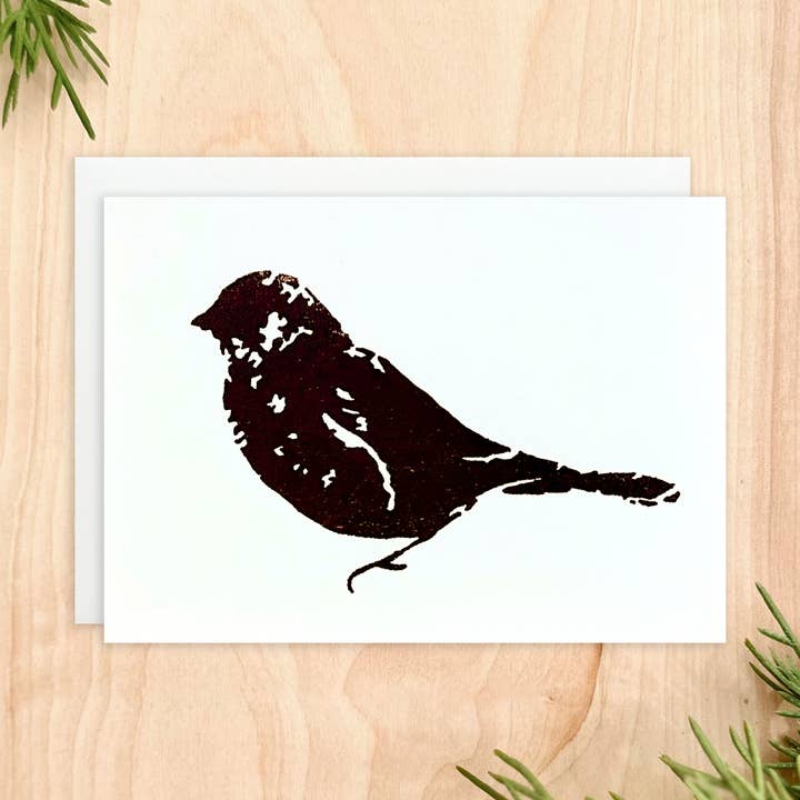 Printworthy - Wholesale Everyday Greeting Card - Chickadee Greeting Card0