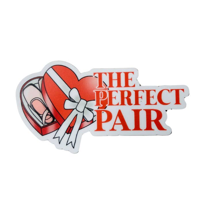 O Autocolante de Ballet Par Perfeito – Sapatilhas de Ponta em Caixa de Coração por atacado de Denali & Co.