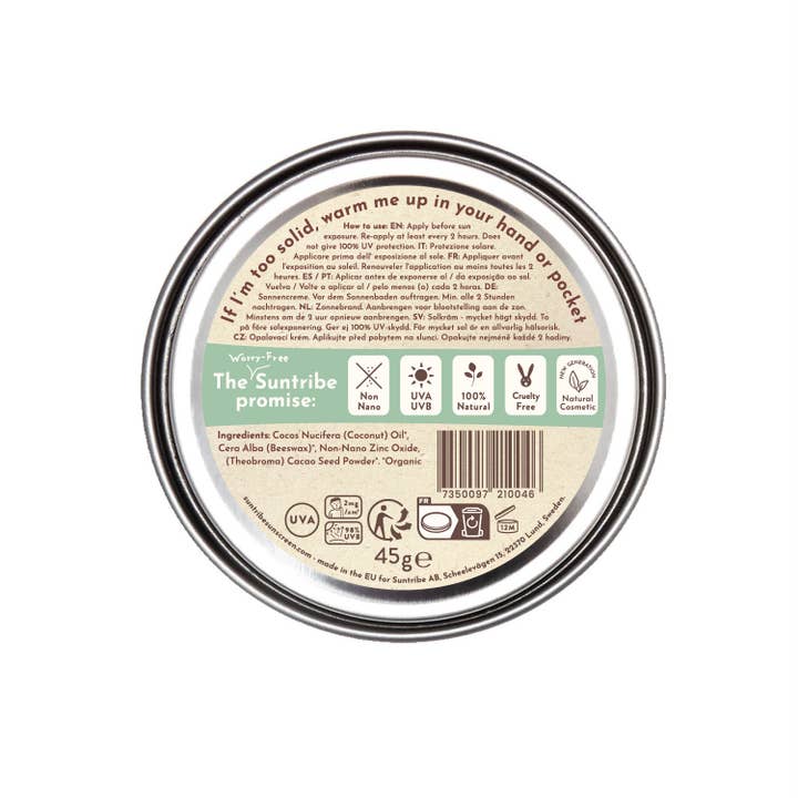 Suntribe – wholesale Sunscreen – Suntribe Natural Mineral Face & Sport Zinc Sunscreen SPF 50