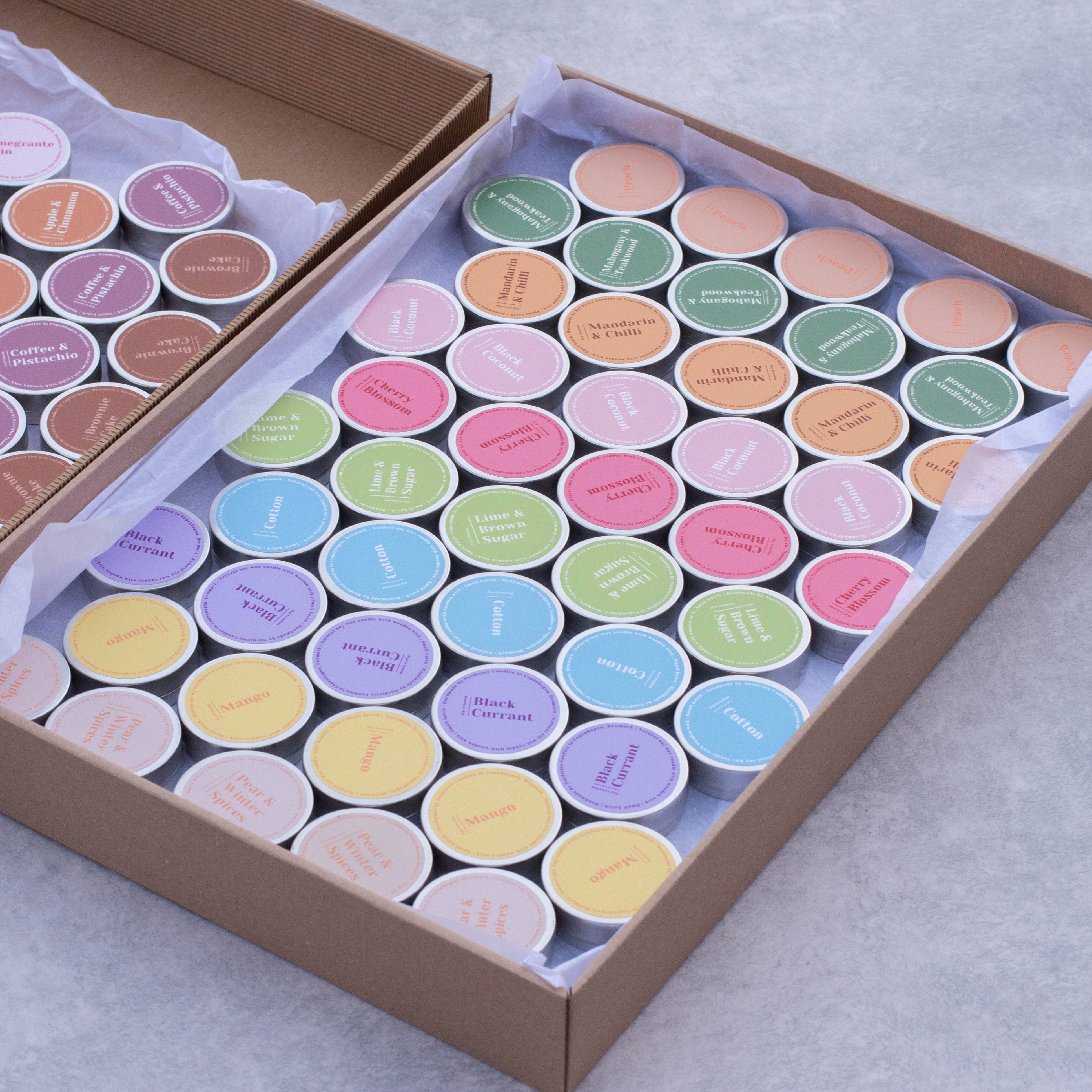 Nordtrice - Wholesale Travel candles - Mini scented soy candles, Pear and Winter Spices5