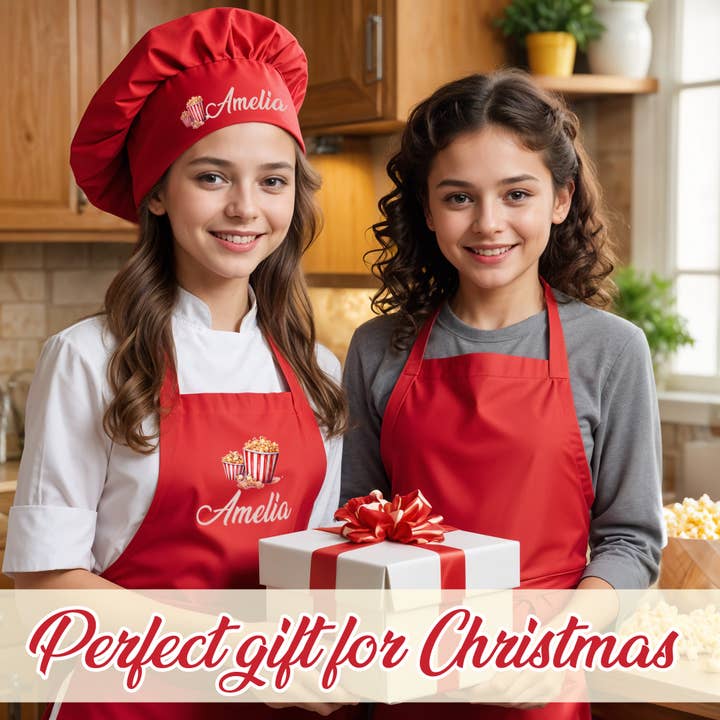 Gradzo - Wholesale Apron – Kids - Personalized Kids Chef Hat - Custom Kitchen Gear - Hotdogs4
