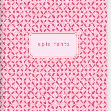 Laura Adams - Wholesale Journal/Diary - Epic Rants Eco-Friendly Journal | 52 Lined Pages | Saddle Stitched | Matte Laminate Cover | Sweet Snarky Journal