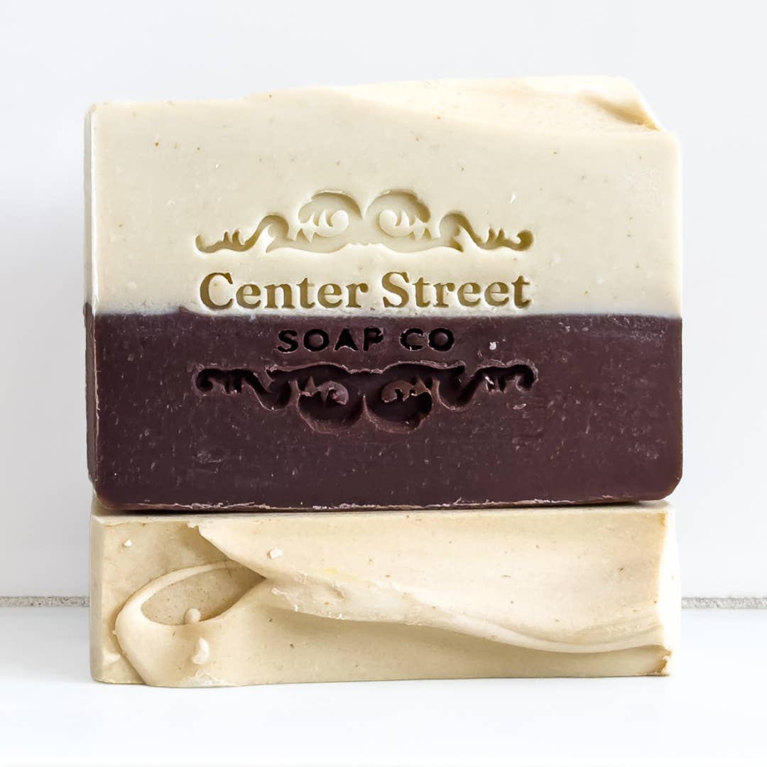 Center Street Soap Co - Wholesale Bar Soap - Oatmeal, (Goat's) Milk & Honey Handmade Bar Soap - 4oz
