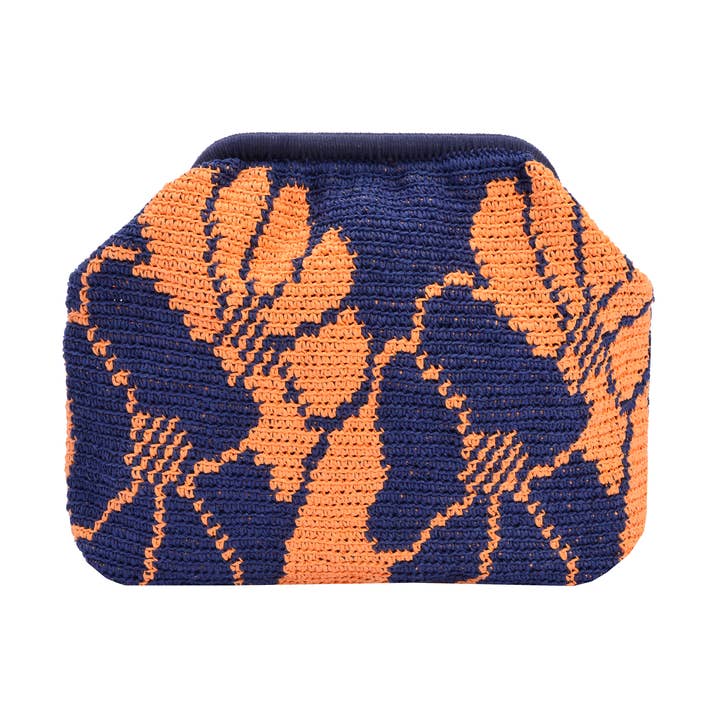 Harper Clutch Navy for wholesale by ALLBYB