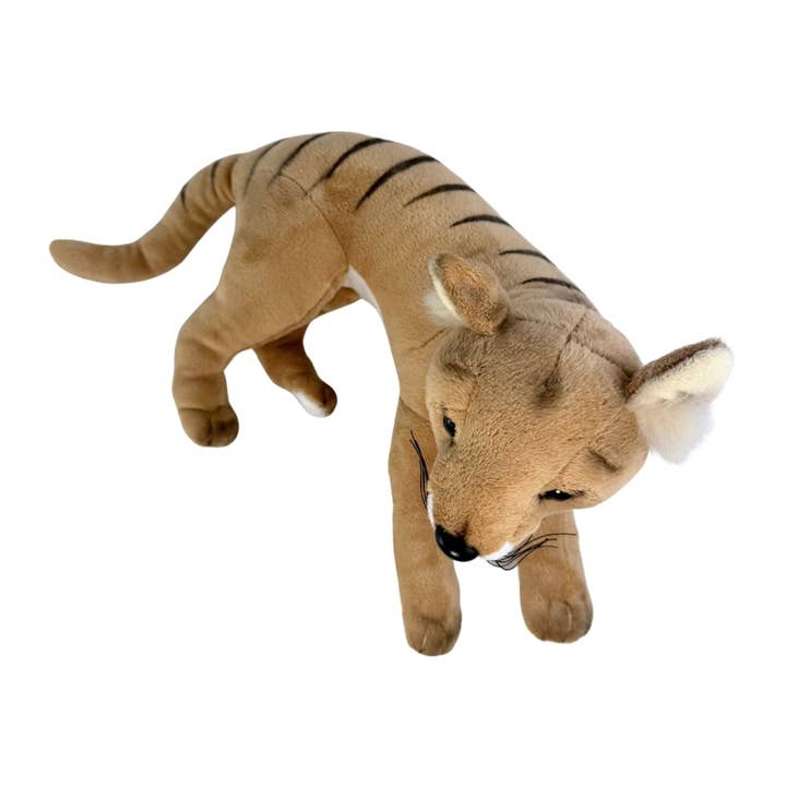 Bocchetta Plush Toys – wholesale Fyllda/plyschleksaker - Barn och baby – Theo - Tasmansk tiger - 40 cm, liggande4