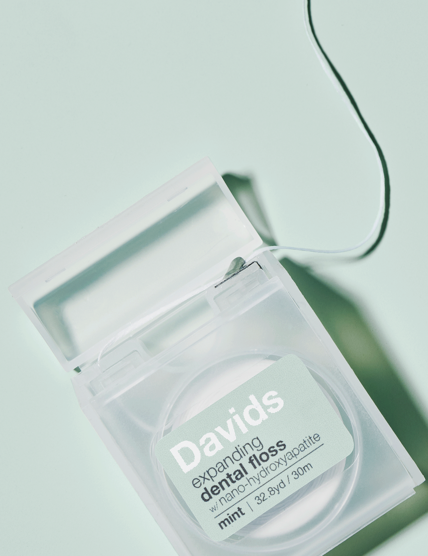 Davids Natural Toothpaste – Engroshandel Tandtråd – Davids ekspanderende tandtråd/genopfyldelig dispenser/mynte3