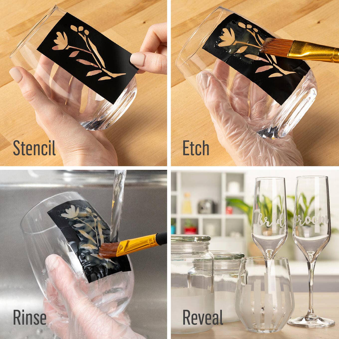 Plaid Crafts - Wholesale Craft Supplies - FolkArt ® Glass Etching Cream™, 5.96 oz - US Land Ship ONLY5