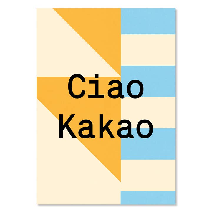 Kleine Prints - Wholesale Everyday Greeting Card - Greeting card Ciao cocoa