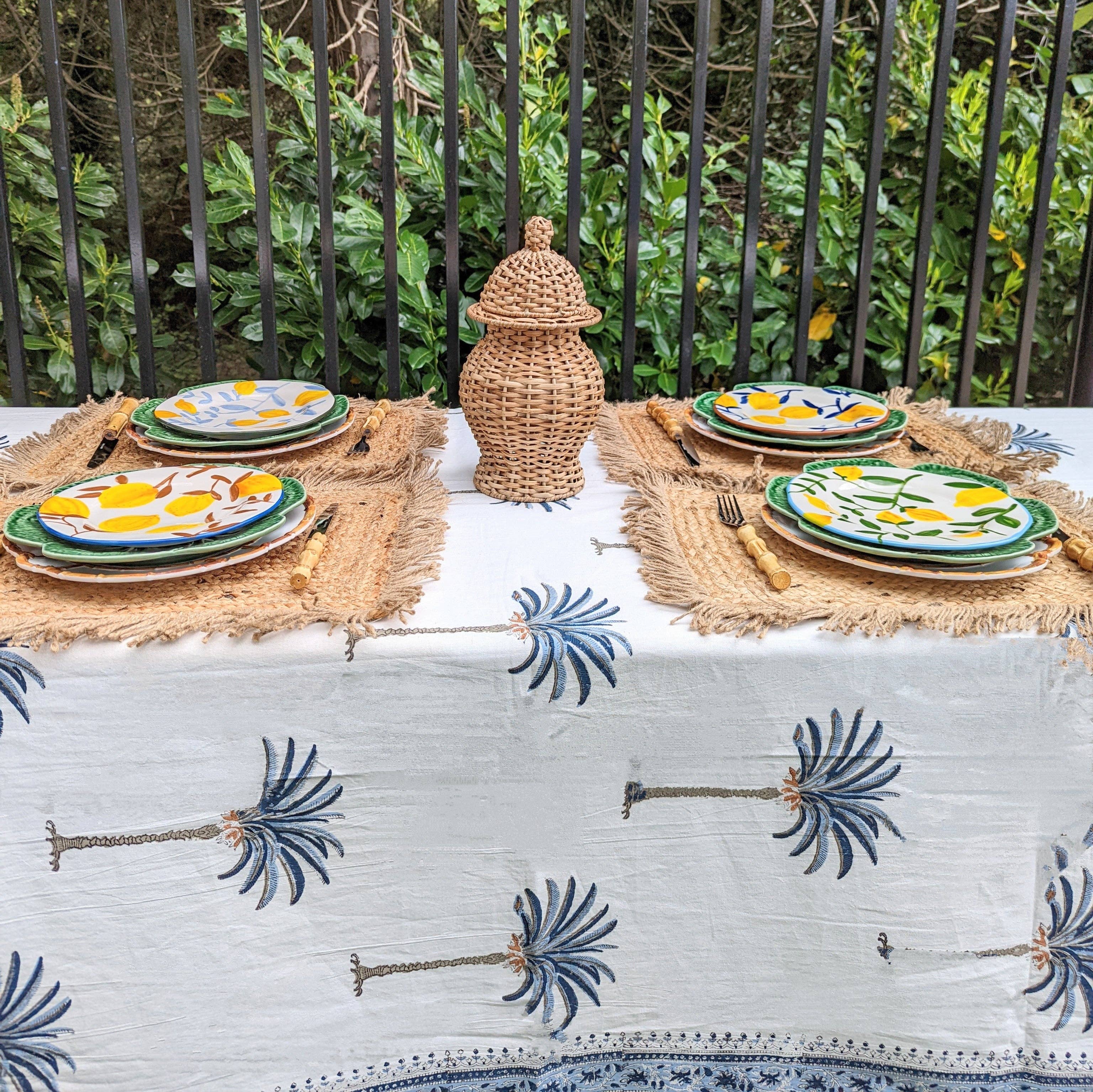 LNH EDIT - Wholesale Tablecloth - Palm Tree Blue XXL Tablecloth1