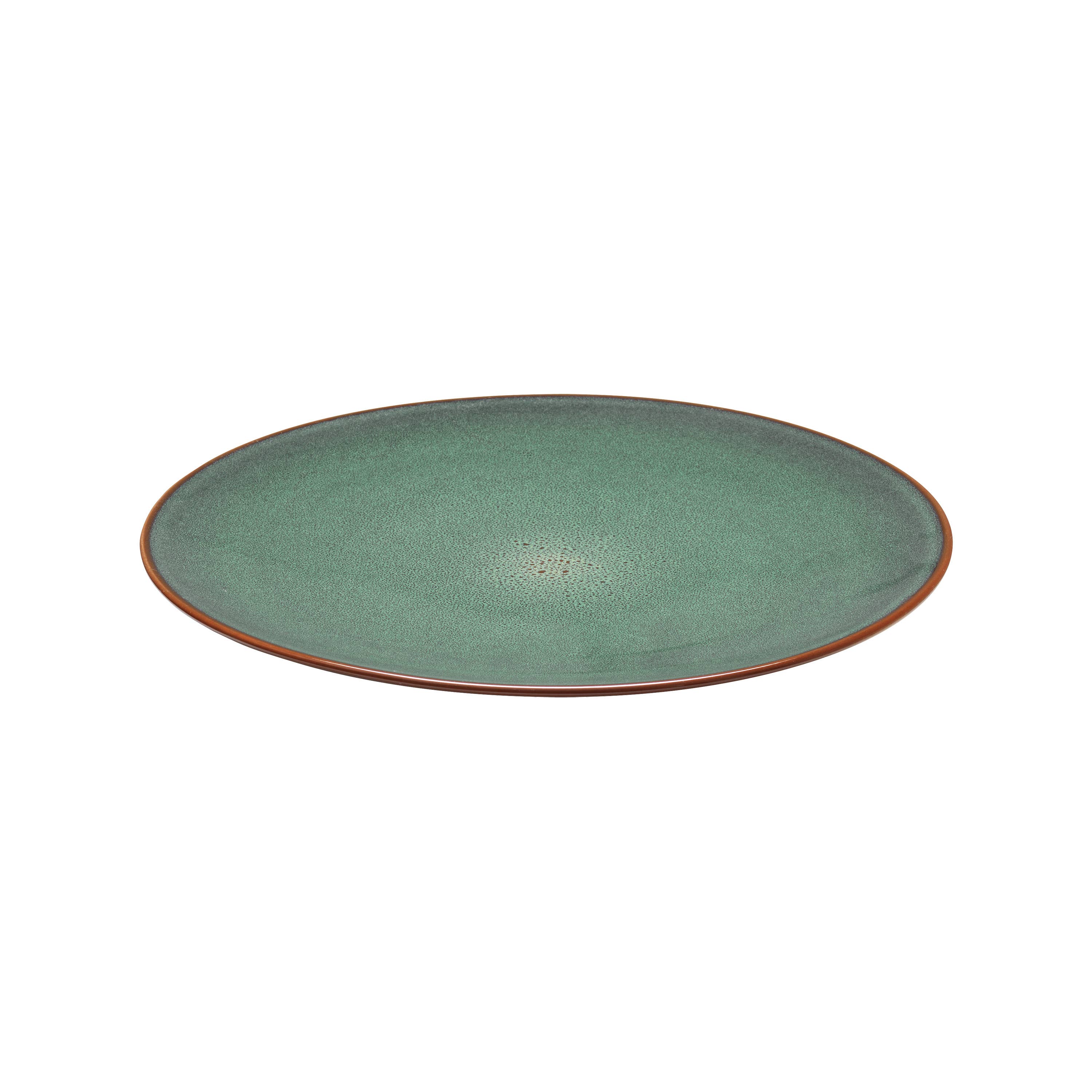 Aida A/S – Großhandel Essteller – Mejse - dunkelgrüner Steinzeug-Teller, 26 cm, 1 Stück0