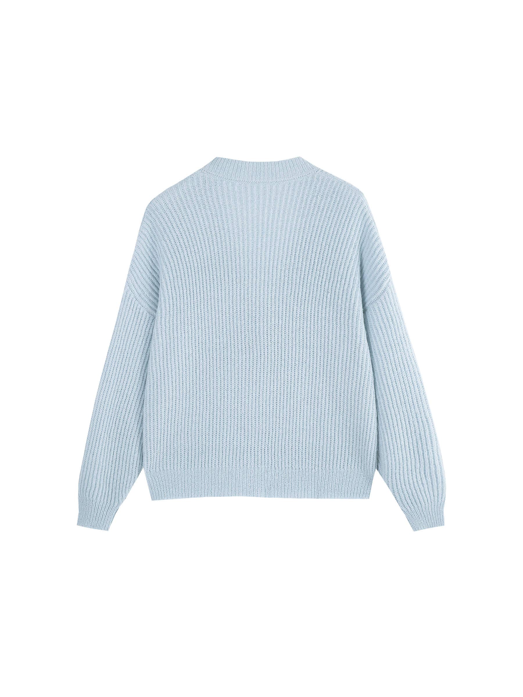 CUBIC – Engroshandel Cardigan - Dame – Casual ribstrikket cardigan med V-hals3