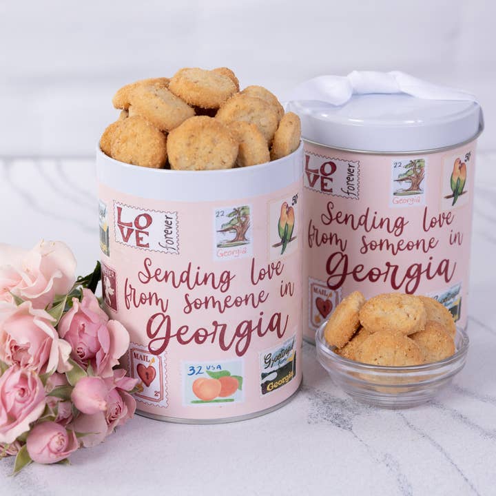 Boîte Cadeau de Saint-Valentin Georgia - Rose pour la vente par Watanut