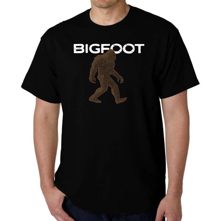 Word Art T-Shirt für Herren - Bigfoot für den Großhandel von LA Pop Art