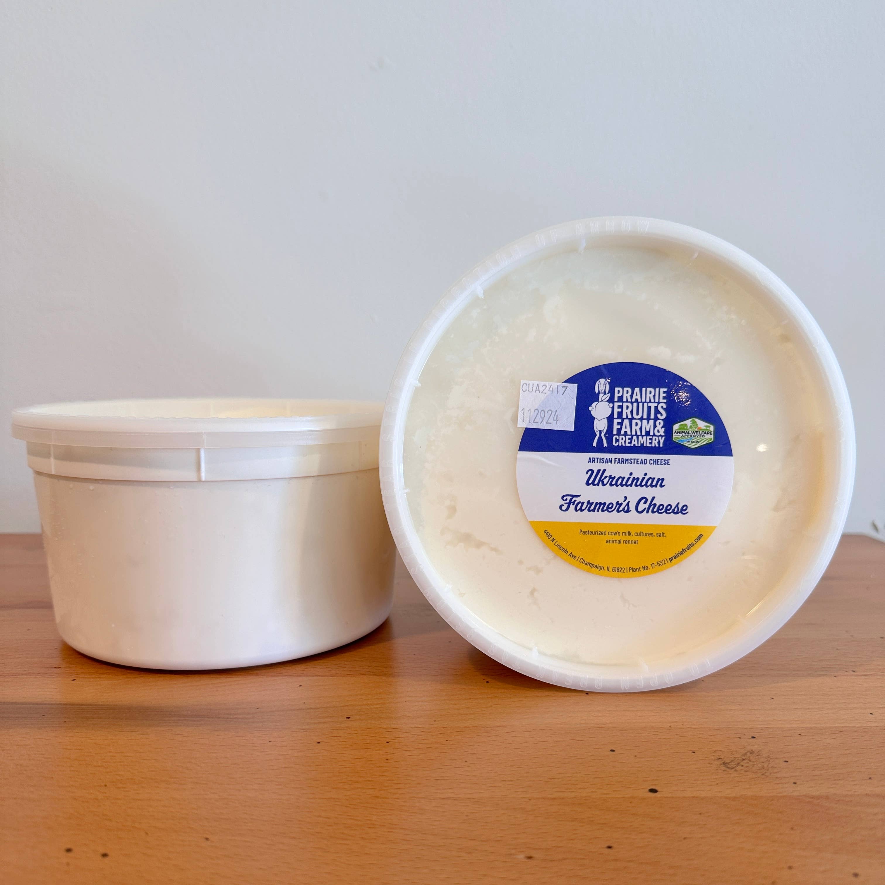 Prairie Fruits Farm & Creamery - Wholesale Cheese - Farmer's (Cottage) Cheese 3Ib Tub1