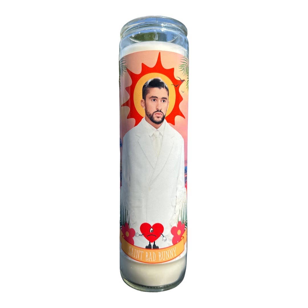 The Luminary and Co. – wholesale Votive candle – The Luminary Bad Bunny Altar Candle1