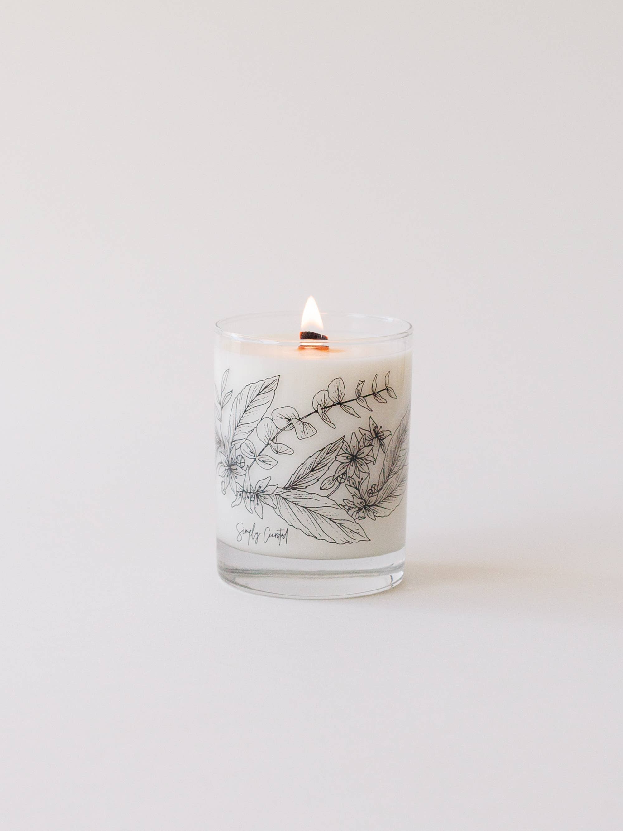 Simply Curated - Wholesale Jar/Filled Candle - No. 02 - Botanical Soy Candles2