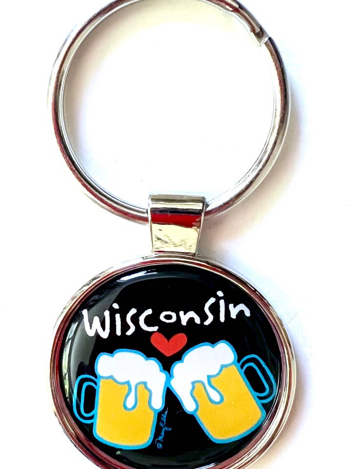 Wisconsin Keychain Beer for wholesale by Mary Ellis