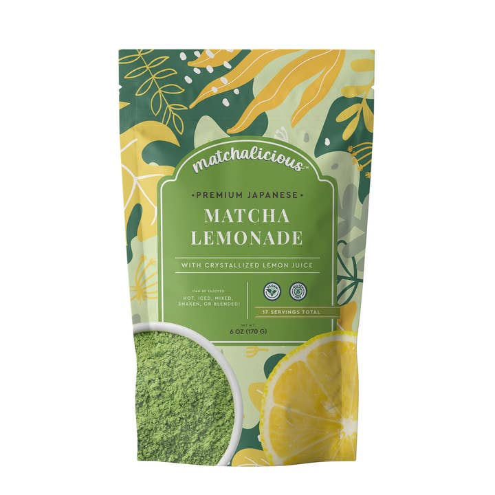 360 Nutriton - Wholesale Powdered Health Drink - Matchalicious Matcha Lemonade Drink Mix 6 oz