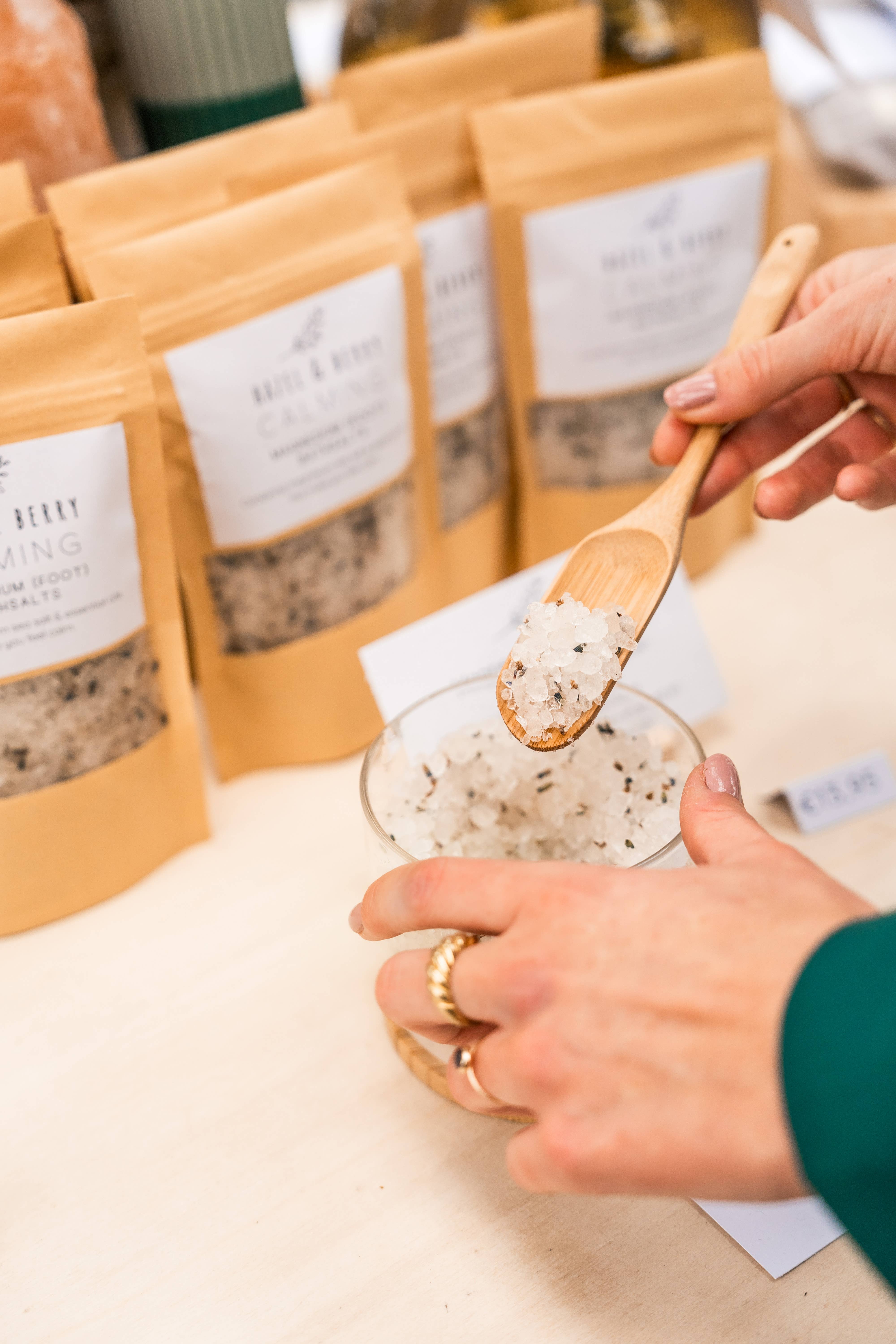 Hazel & Berry - Vente Sel de bain - Sels de bain apaisants au magnésium pour les pieds | Meilleure vente7