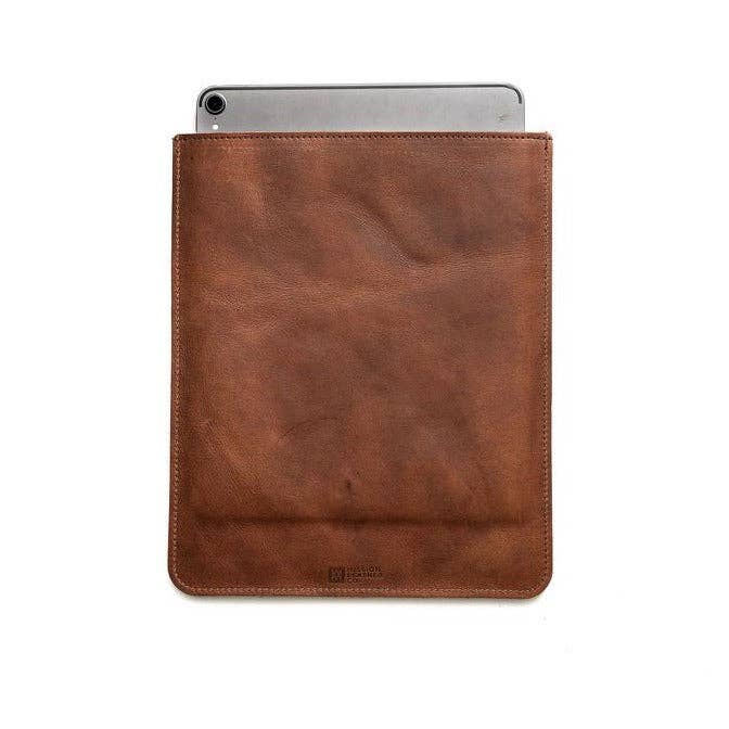 Leather iPad Sleeve | Vertical for wholesale by Mission Leather Co