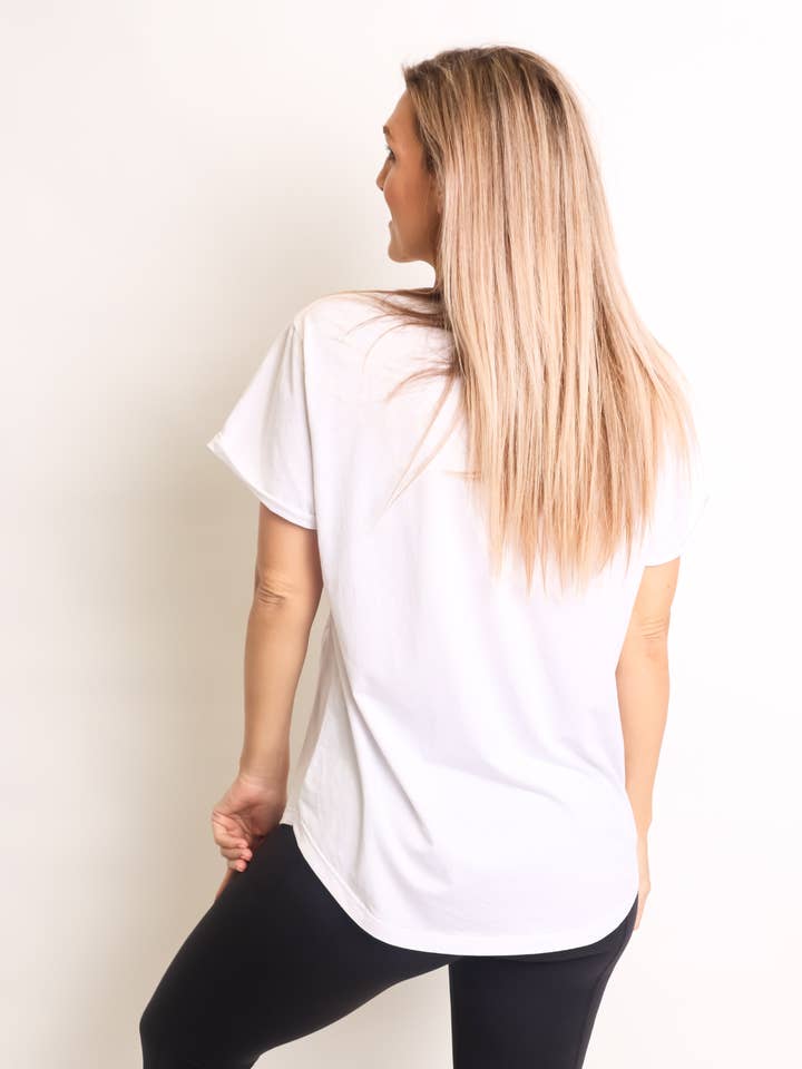 Non BF - Women's T-shirt - Charlotte Tee Ivory for wholesale by Cadenshae