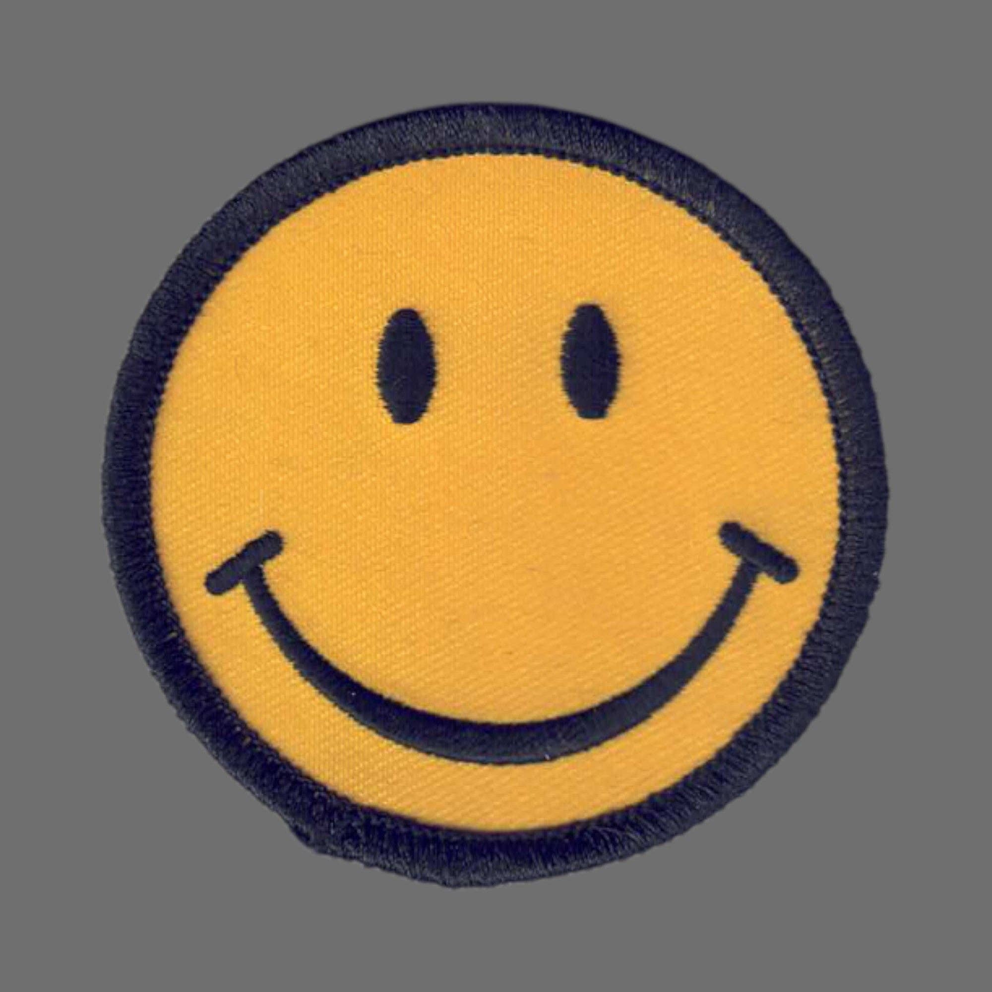 Happy Wood Products - Wholesale Patch - Smile Face Yellow Patch - 7479-211