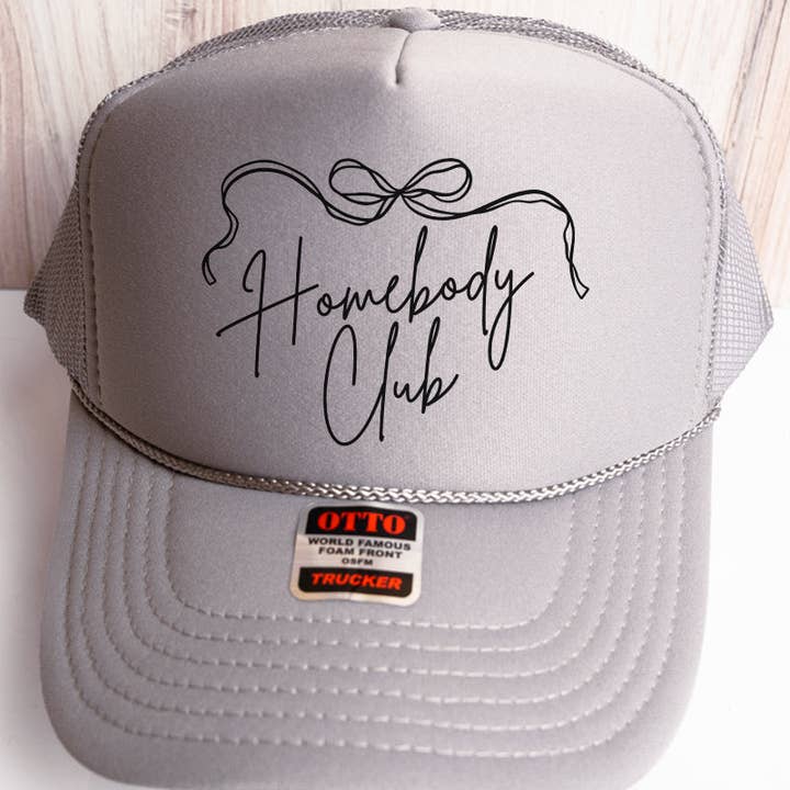 Wholesale Accessory Market - Wholesale Trucker Hat - Women's - Homebody Club Otto Gray Foam Front Trucker Hat0