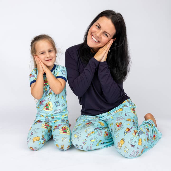 Blå/Multi Godnat Arthur™ Bambus Afslappede Loungebukser for engroshandel på Faire3