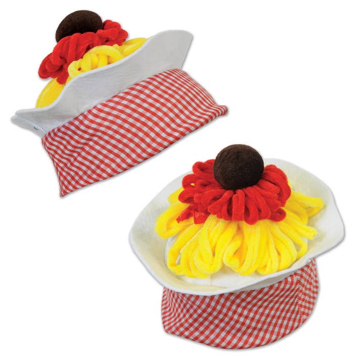 Sombrero de peluche para espaguetis y albóndigas para venta al por mayor de Beistle