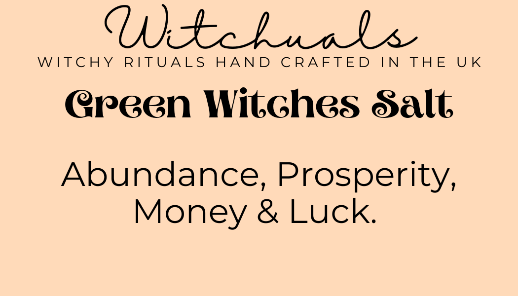 Witchuals - Rituals & Spellwork Apothecary – wholesale Meditationsprodukter – Green Witches Salt - Renande ritualsalt1