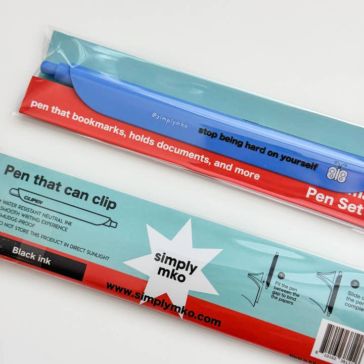 Stylo Marque-page Bleu Monstre pour la vente par SimplyMKO