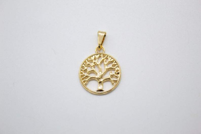 MIA Jewelry - Wholesale Charm/Dangle Bracelet - 18K Gold Filled Gold Tree Of Life Minimalist Cubic Zirconia Bracelet (A24)0