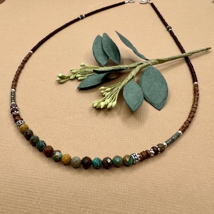 Earthrise Turquoise Necklace for wholesale by Oreb Lram Fine Casual Jewelry