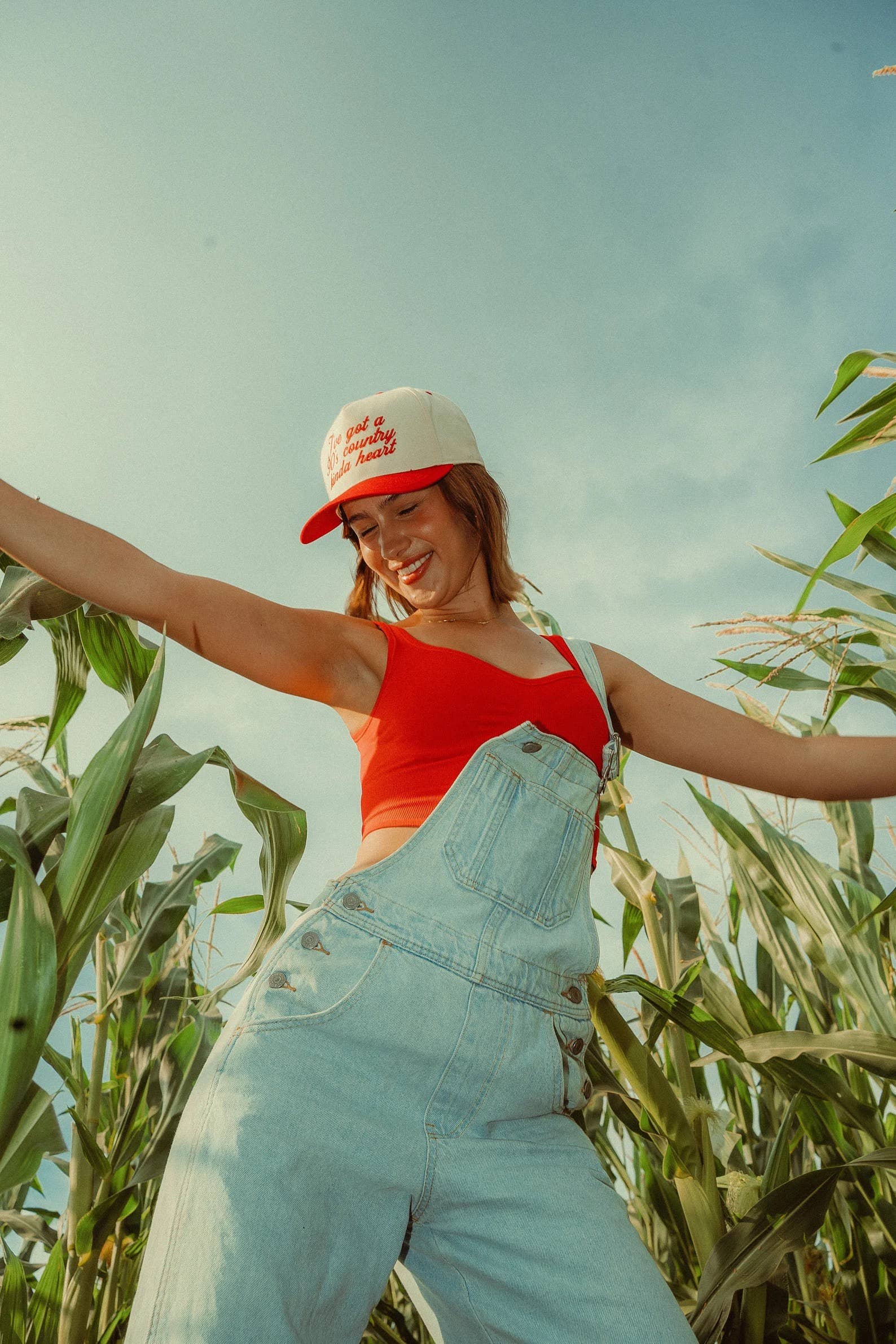 Wilder Made - Vente Casquette de camionneur – femme - Casquette Trucker en toile « 90's Country Kinda Heart »6