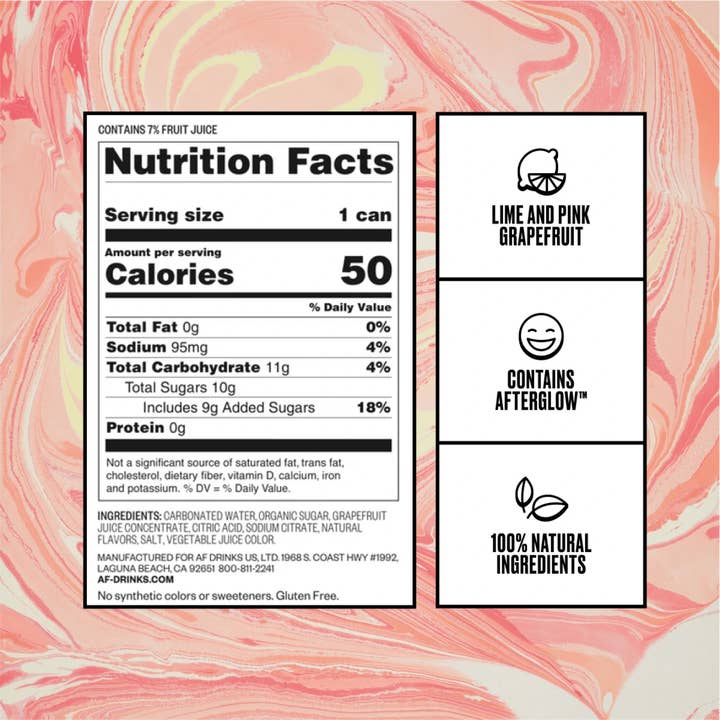 Free AF - Wholesale Non-Alcoholic Aperitif/Mocktail - Free AF Paloma 12 pack