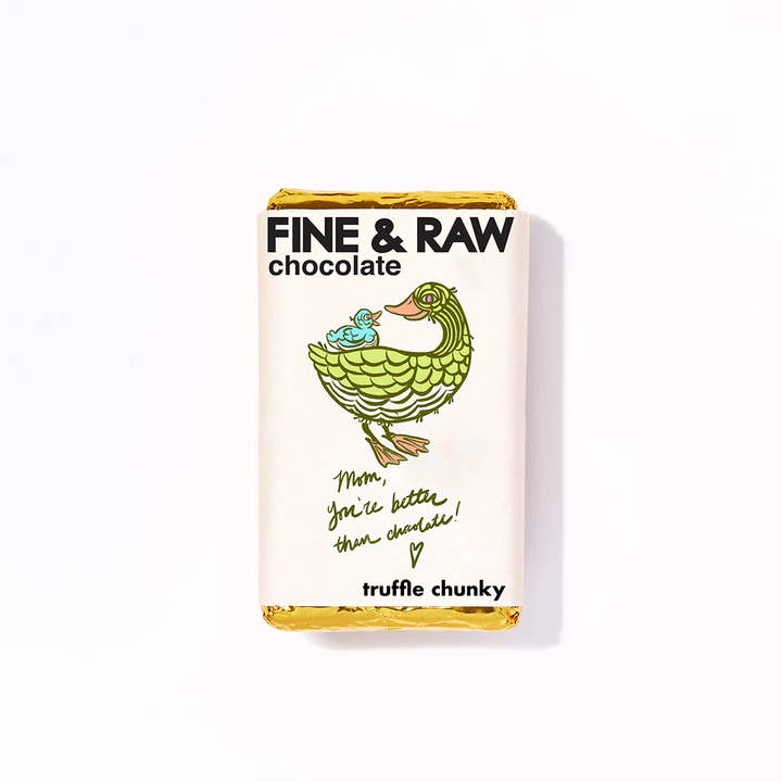 FINE & RAW - Wholesale Chocolate Bar - Mother's Day 2025 Truffle Chunky
