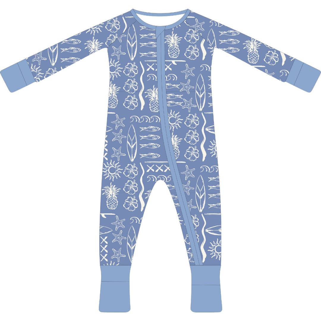Eazy Living Baby Co - Wholesale Sleepsuit - Baby - Coastal Dreamer Bamboo Sleeper