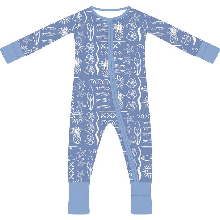 Coastal Dreamer Bamboo Sleeper for wholesale by Eazy Living Baby Co