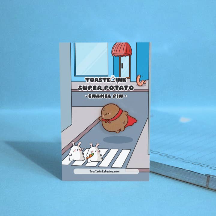 Toastedink - Wholesale Lapel Pin/Button - Super Potato Enamel Pin