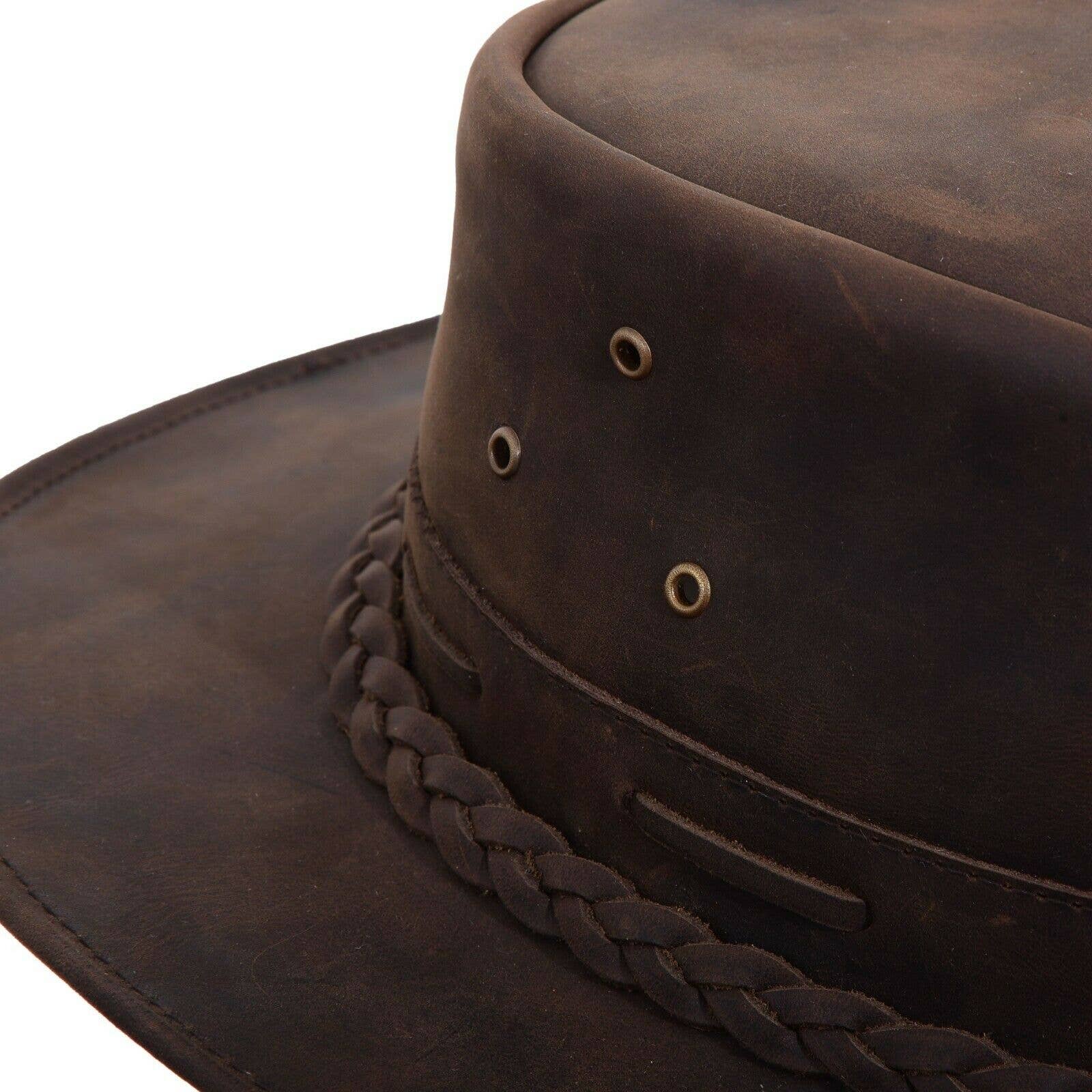 Lesa collection inc - Wholesale Cowboy Hat - Unisex - Rustic  Leather Hat  Cowboy, Cowgirl Hat Western Hat For Men6