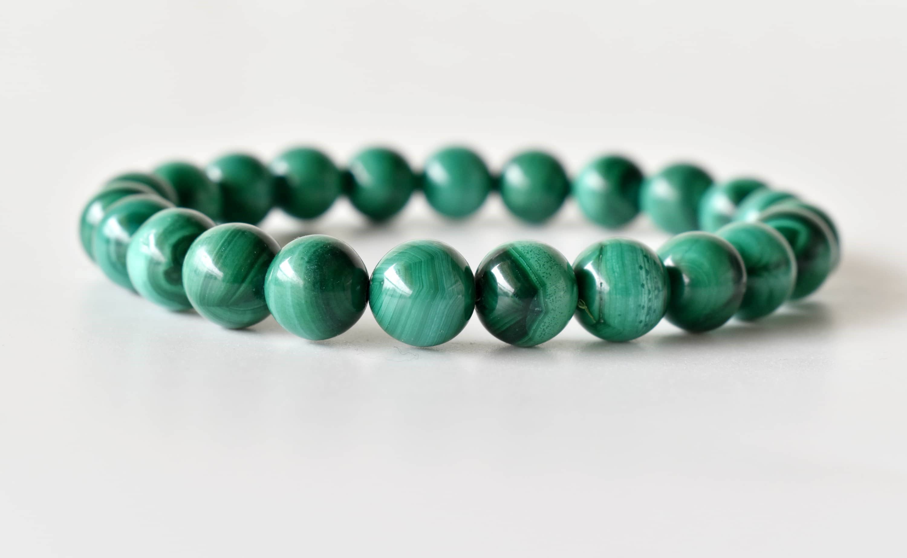 Soothing Crystals - Wholesale Beaded Bracelet - Healing Bracelet | Synthetic Malachite | Gemstone Bracelet9
