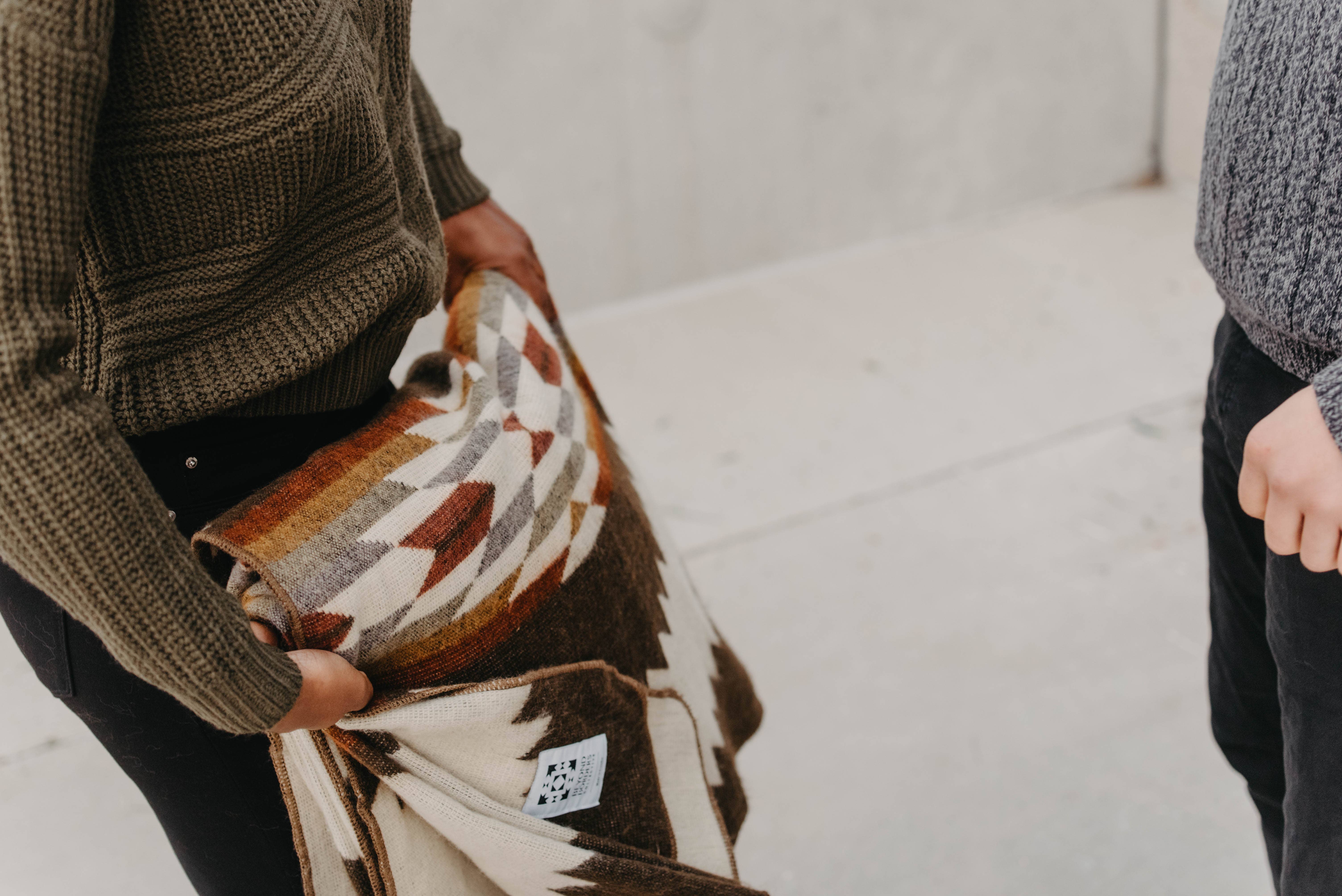 Beyond Borders Collective | Artisan-Made Blankets & Throws - Wholesale Throw Blanket - Tsachila Blanket - Chocolate2