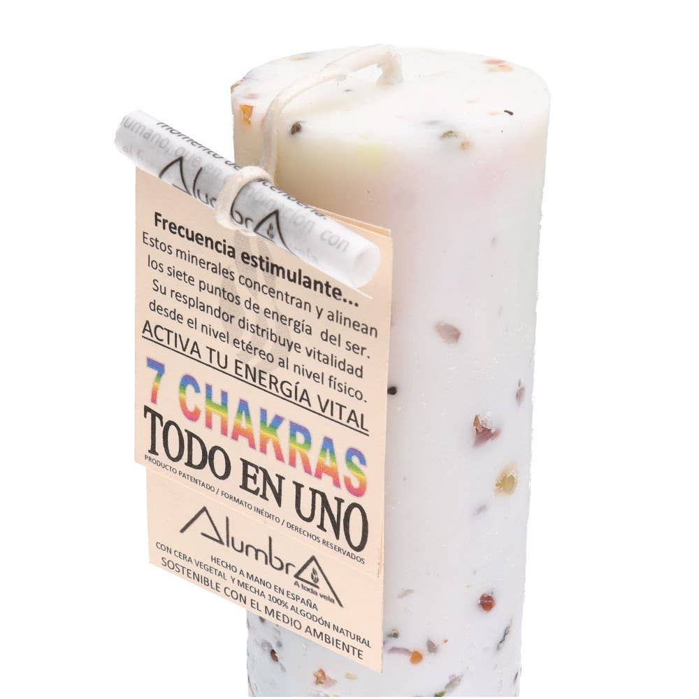 Vives de la Cortada S.L - Wholesale Novelty Candle - Handmade Candle with 7 Chakras - All in One1