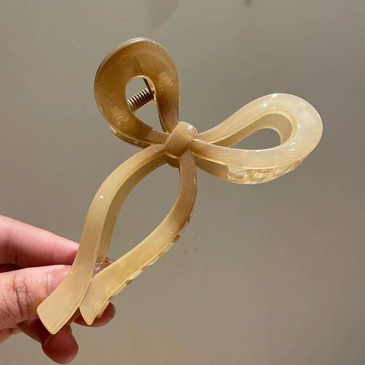 Little Trendy - Wholesale Hair Clip - Women's - Ribbon jelly bow knotted hair clip claw butterfly hairbow1