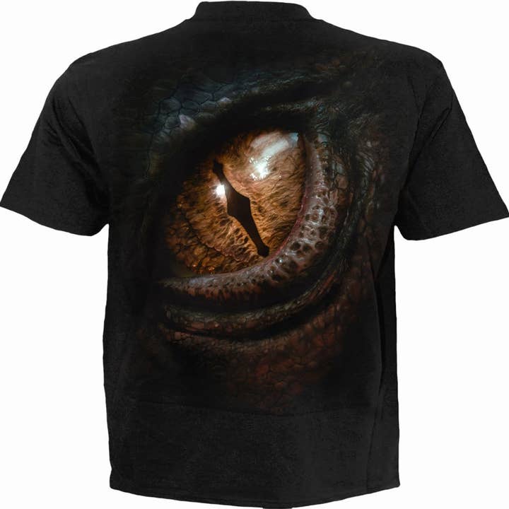 Spiral - Wholesale T-Shirt (Graphic) - Unisex - THE HOBBIT - SMAUG - T-Shirt Black